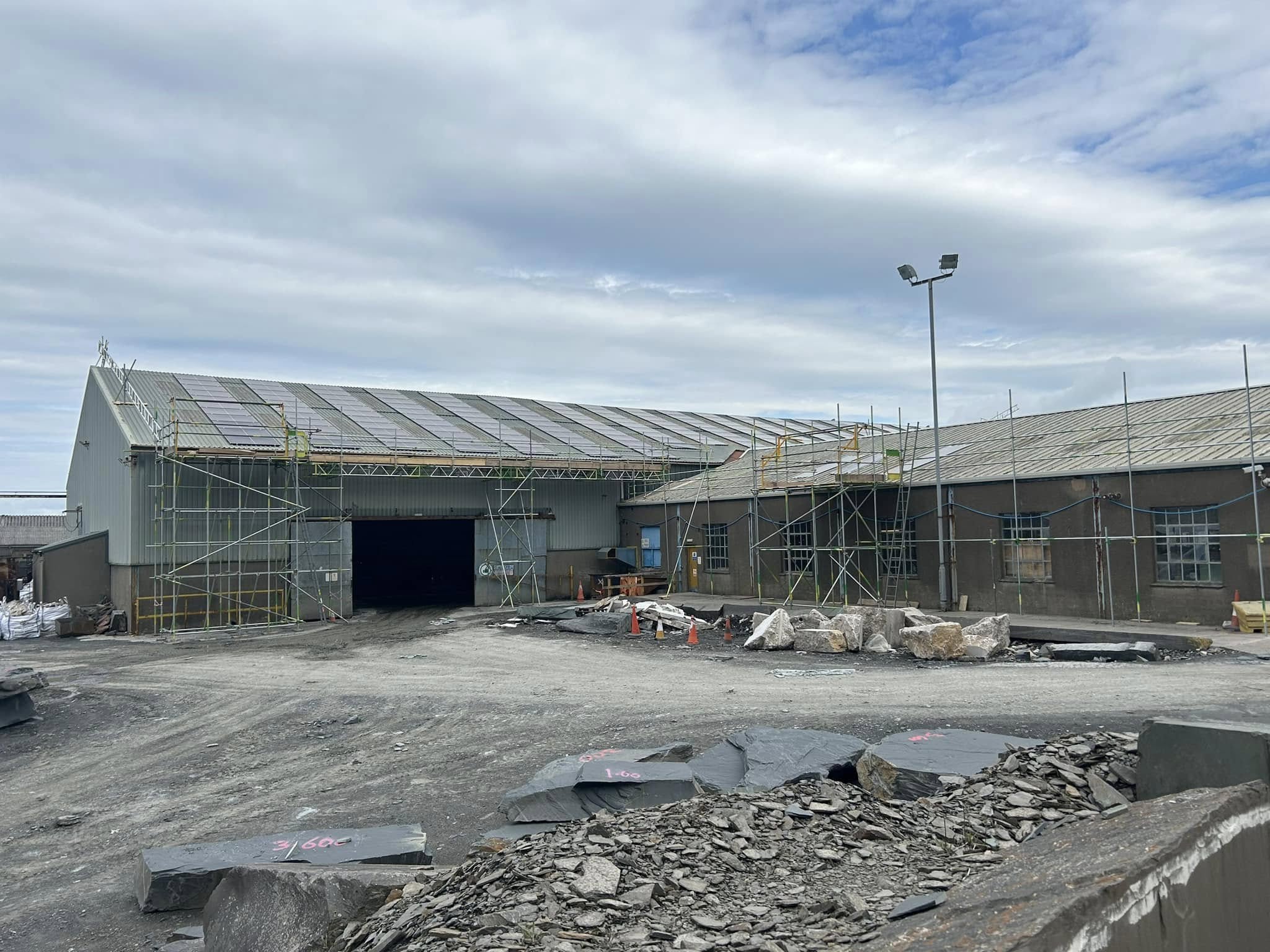 Safety netting installation