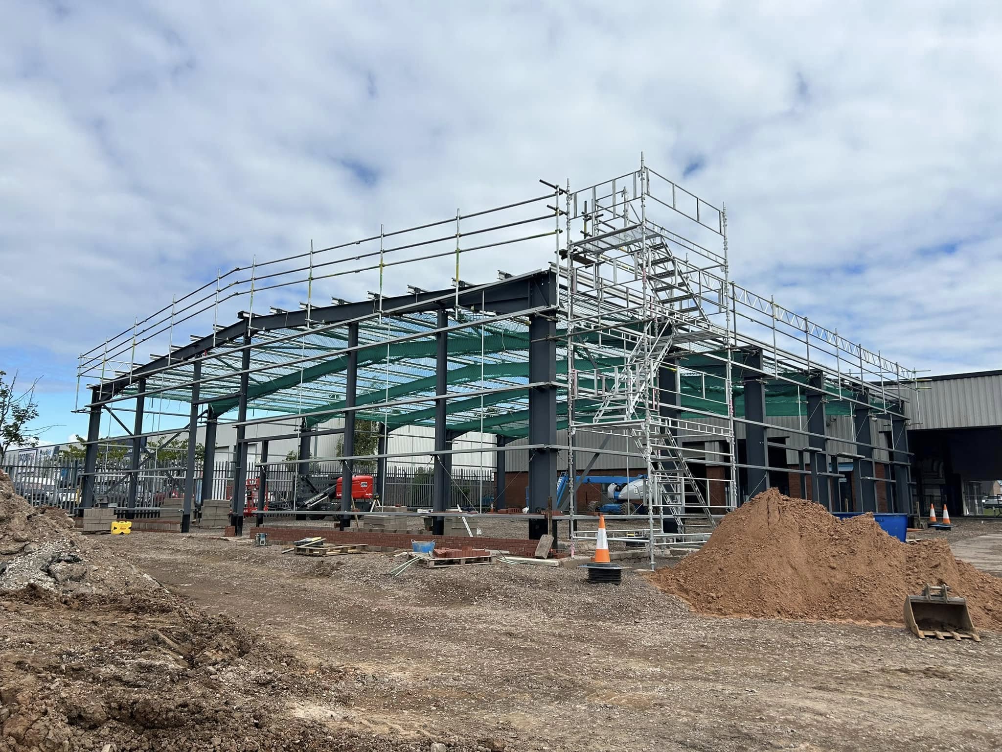 Industrial scaffolding project