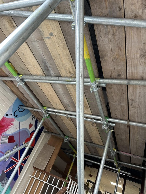 Interior scaffolding