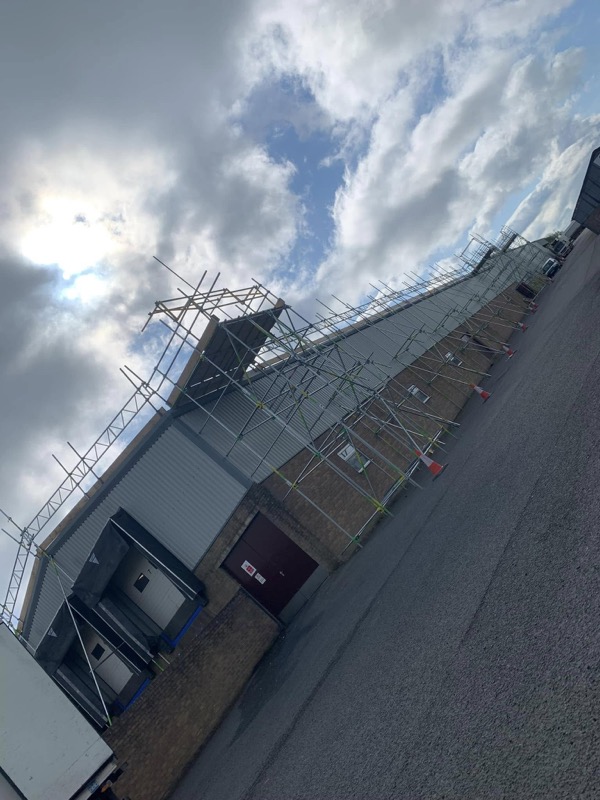 Industrial scaffolding