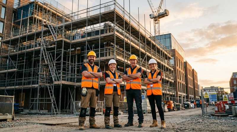 How High Scaffolding team at work
